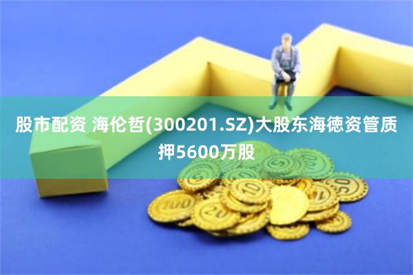股市配资 海伦哲(300201.SZ)大股东海徳资管质押5600万股