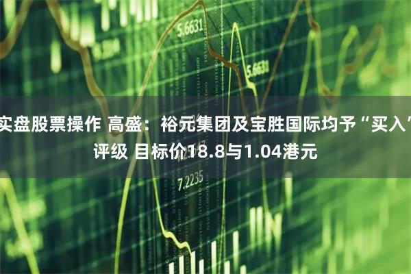 实盘股票操作 高盛:裕元集团及宝胜国际均予“买入”评级 目标价18.8与1.04港元