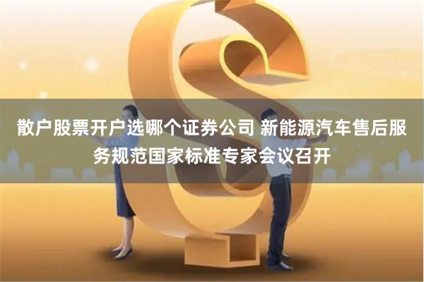 散户股票开户选哪个证券公司 新能源汽车售后服务规范国家标准专家会议召开